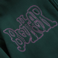 Butter Goods Tour Zip-Thru Hoodie in Dark Green thumbnail