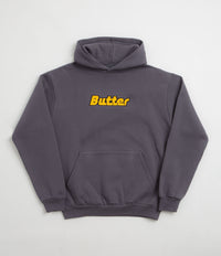 Butter Goods Transit Hoodie in Lead Blue