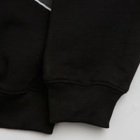 Butter Goods Tread Crewneck Sweatshirt in Black and Charcoal thumbnail