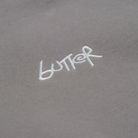 Butter Goods Tread Crewneck Sweatshirt in Concrete and Moss thumbnail