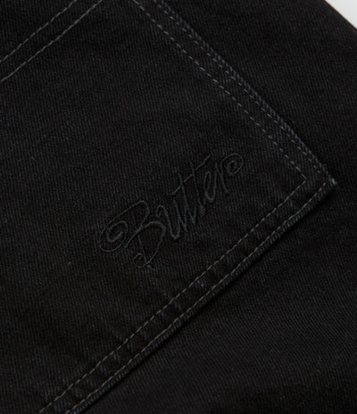 Butter Goods Trim Jeans - Rinsed Black