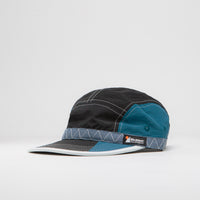 Butter Goods Valley 5 Panel Cap in Black and Navy thumbnail
