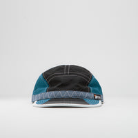 Butter Goods Valley 5 Panel Cap in Black and Navy thumbnail