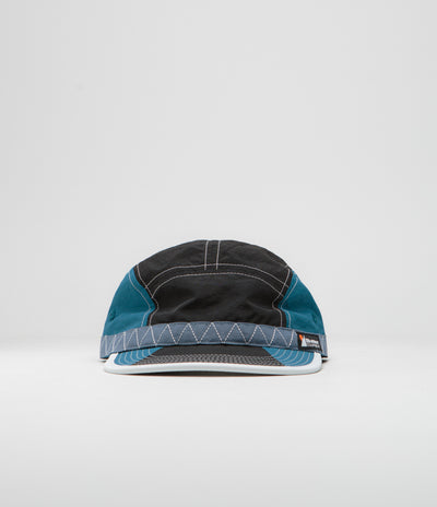 Butter Goods Valley 5 Panel Cap in Black and Navy