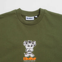Butter Goods Vexed T-Shirt in Army thumbnail