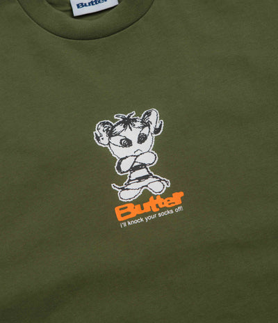Butter Goods Vexed T-Shirt in Army