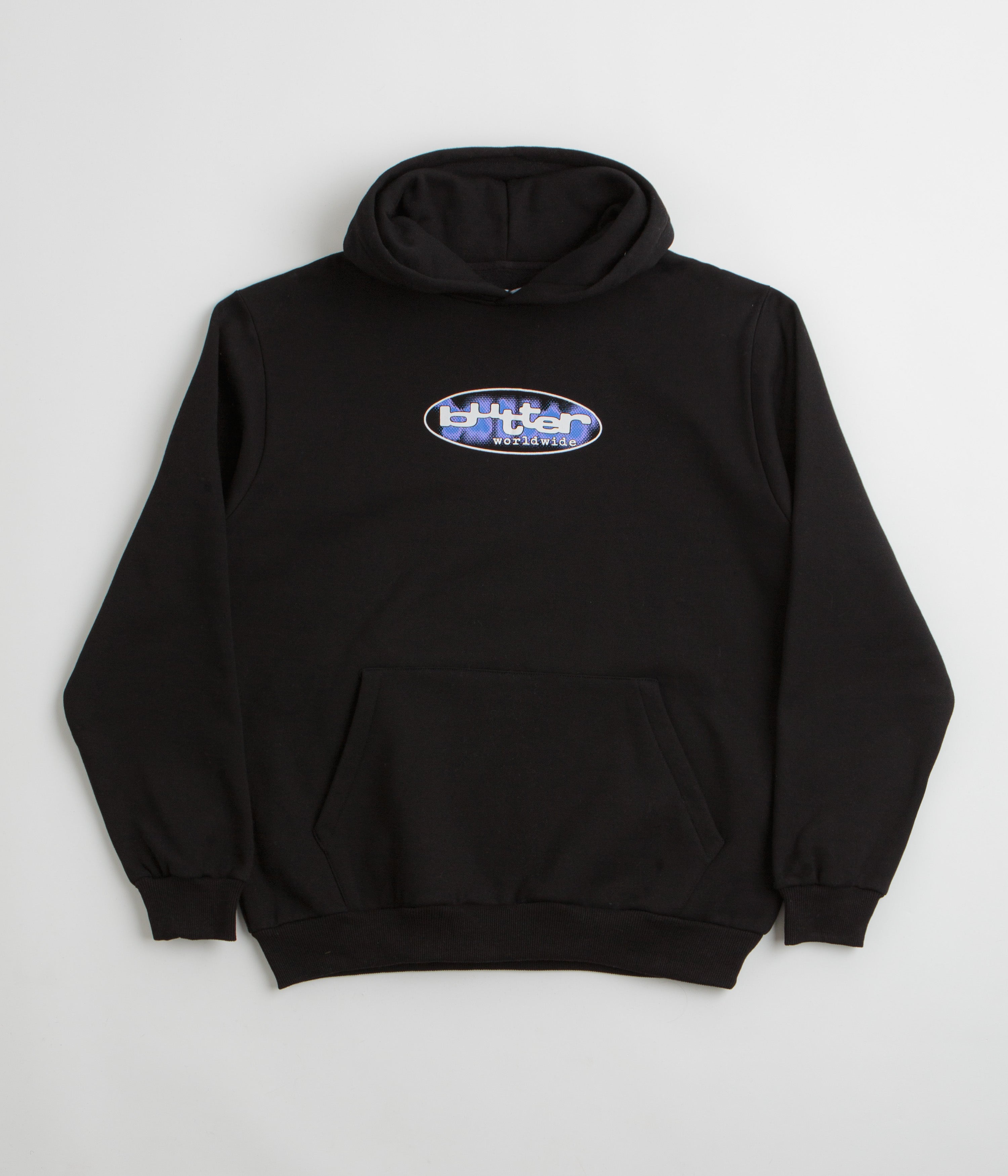 【BUTTER GOODS】 Device Zip-Thru Hood, Black Device Zip-Thru Hood, Black – Butter Goods USA