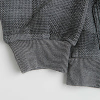 Butter Goods Waffle Zip-Thru Hoodie - Grey Plaid thumbnail