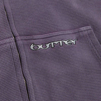 Butter Goods Waffle Zip-Thru Hoodie - Urchin Overdye thumbnail