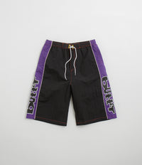 Butter Goods Warped Board Shorts in Black