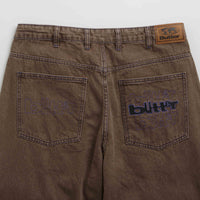 Butter Goods Warped Jeans - Washed Brown thumbnail