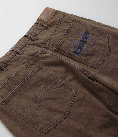 Butter Goods Warped Jeans - Washed Brown