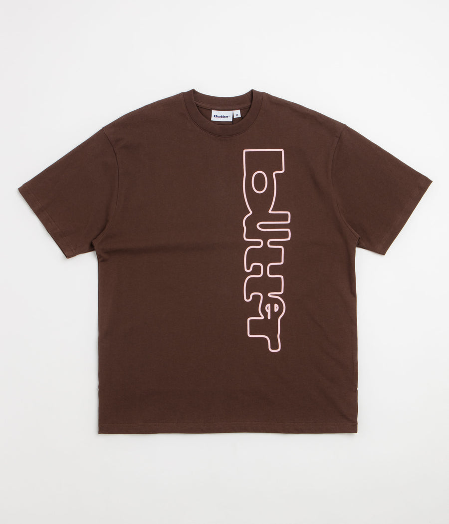 Butter Goods Warped T-Shirt - Chestnut
