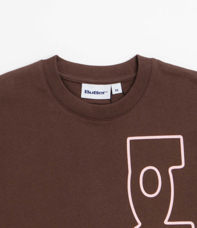 Butter Goods Warped T-Shirt - Chestnut