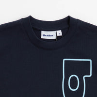 Butter Goods Warped T-Shirt - Navy thumbnail