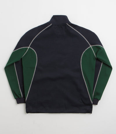 Butter Goods Warped Track Jacket - Navy