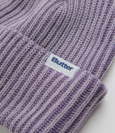 Butter Goods Washed Beanie - Grape