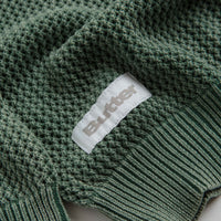 Butter Goods Washed Knitted Sweatshirt in Washed Army thumbnail