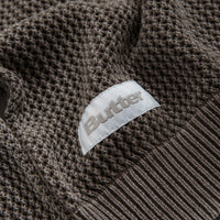 Butter Goods Washed Knitted Sweatshirt in Washed Brown thumbnail