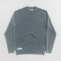 Butter Goods Washed Knitted Sweatshirt - Washed Navy thumbnail