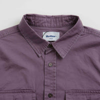 Butter Goods Washed Pocket Shirt - Eggplant thumbnail