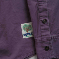 Butter Goods Washed Pocket Shirt - Eggplant thumbnail