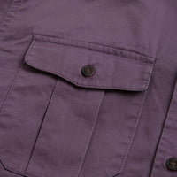 Butter Goods Washed Pocket Shirt - Eggplant thumbnail