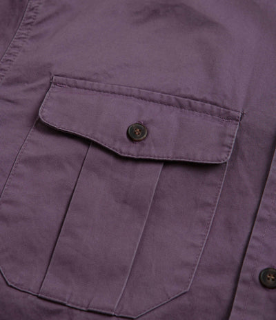 Butter Goods Washed Pocket Shirt - Eggplant