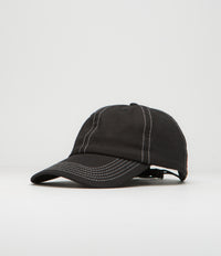 Butter Goods Washed Ripstop Cap in Black
