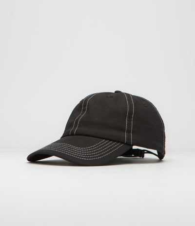 Butter Goods Washed Ripstop Cap in Black