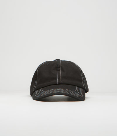 Butter Goods Washed Ripstop Cap in Black