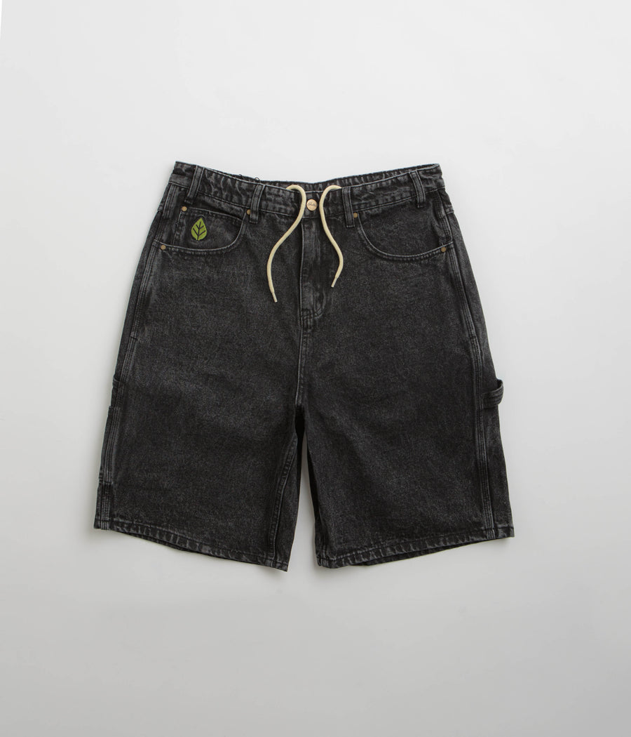 Butter Goods Weathergear Denim Shorts in Faded Black