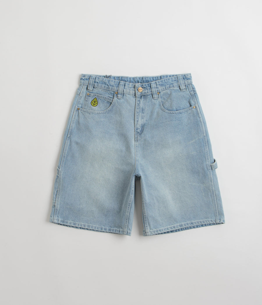 Butter Goods Weathergear Denim Shorts in Faded Blue