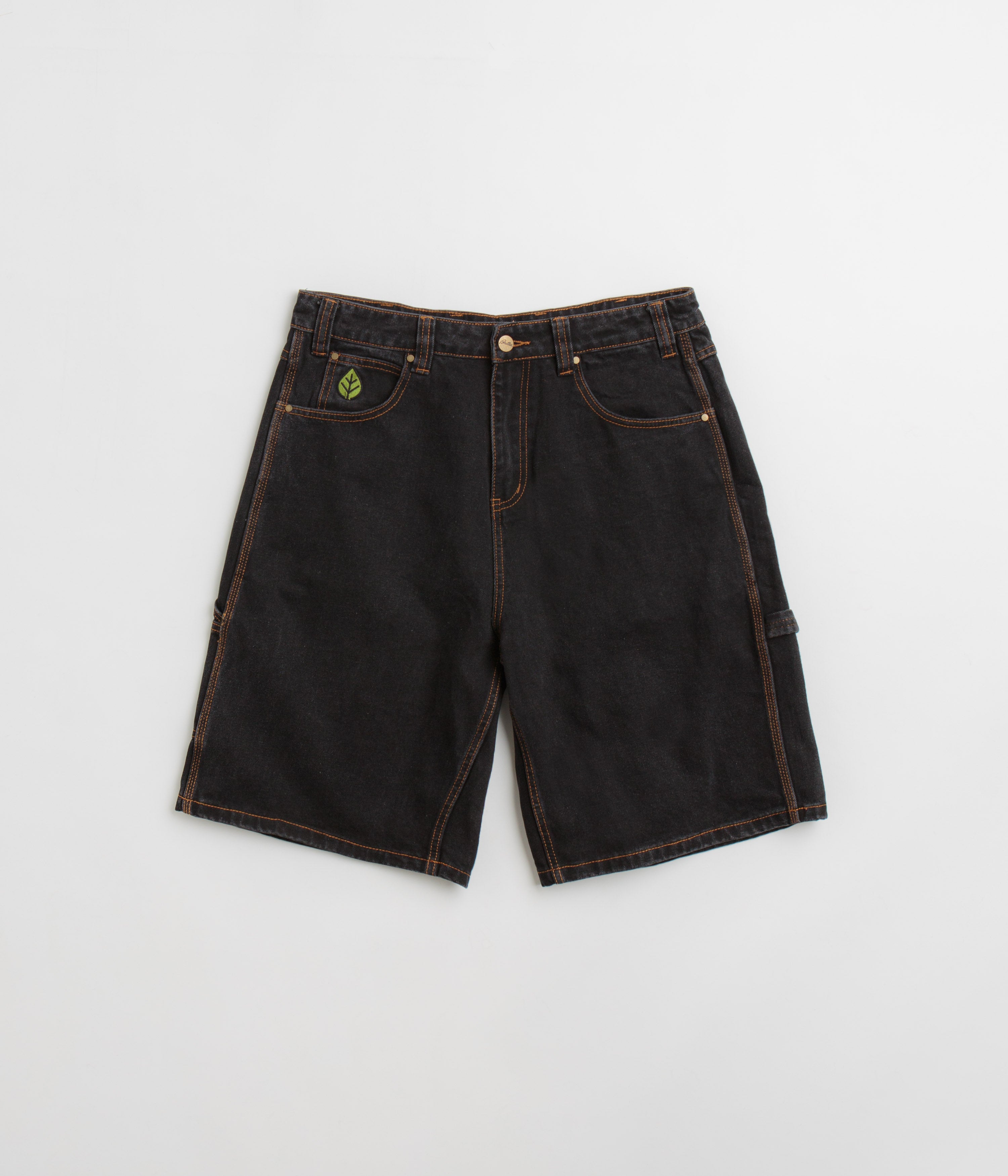 Butter Goods Weathergear Denim Shorts in Washed Black