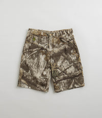 Butter Goods Weathergear Heavyweight Denim Shorts in Forest Camo