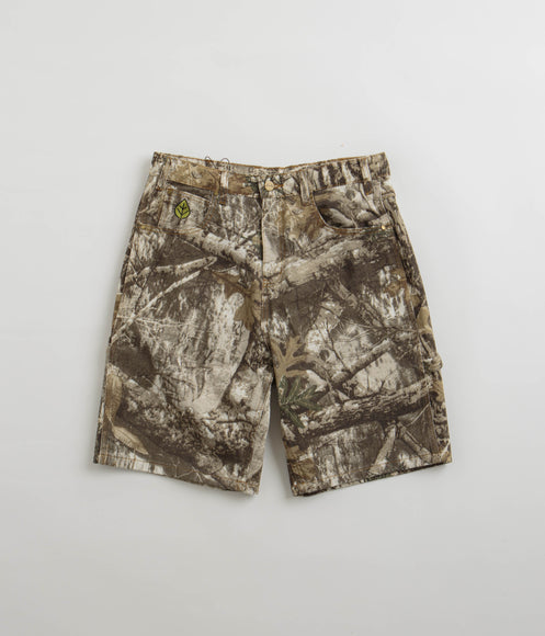 Butter Goods Weathergear Heavyweight Denim Shorts - Forest Camo