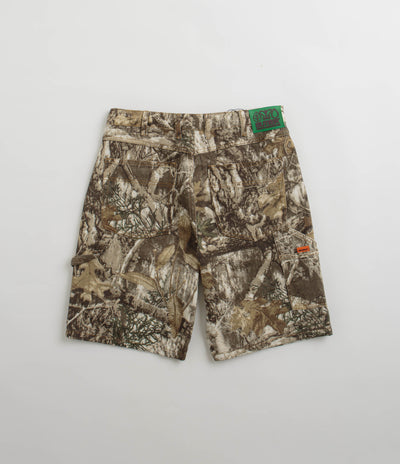 Butter Goods Weathergear Heavyweight Denim Shorts in Forest Camo