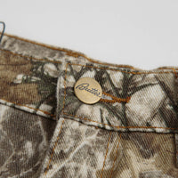 Butter Goods Weathergear Heavyweight Denim Shorts in Forest Camo thumbnail