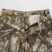 Butter Goods Weathergear Heavyweight Denim Shorts in Forest Camo thumbnail