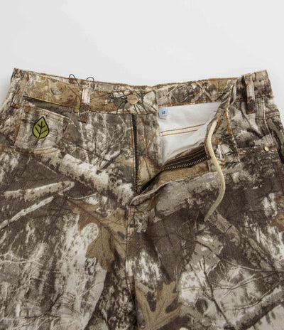 Butter Goods Weathergear Heavyweight Denim Shorts in Forest Camo