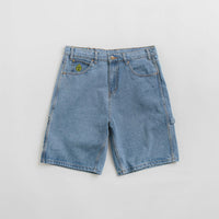 Butter Goods Weathergear Heavyweight Denim Shorts in Washed Indigo thumbnail