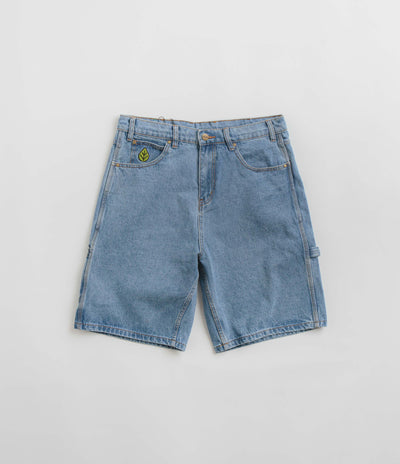 Butter Goods Weathergear Heavyweight Denim Shorts in Washed Indigo