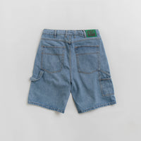 Butter Goods Weathergear Heavyweight Denim Shorts in Washed Indigo thumbnail