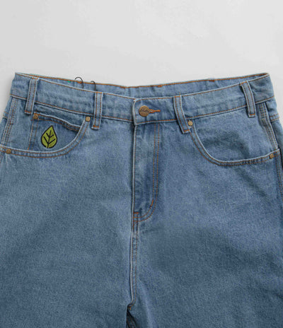 Butter Goods Weathergear Heavyweight Denim Shorts in Washed Indigo