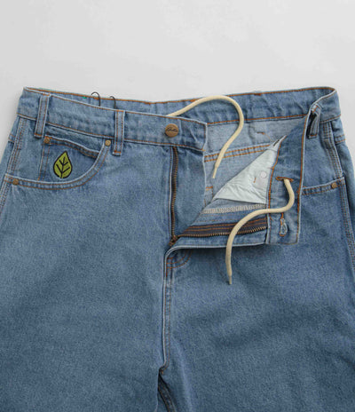 Butter Goods Weathergear Heavyweight Denim Shorts in Washed Indigo