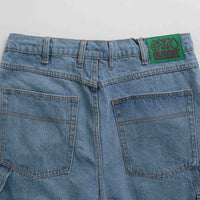 Butter Goods Weathergear Heavyweight Denim Shorts in Washed Indigo thumbnail