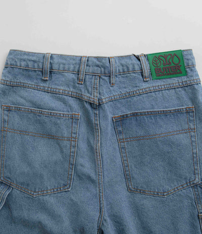 Butter Goods Weathergear Heavyweight Denim Shorts in Washed Indigo