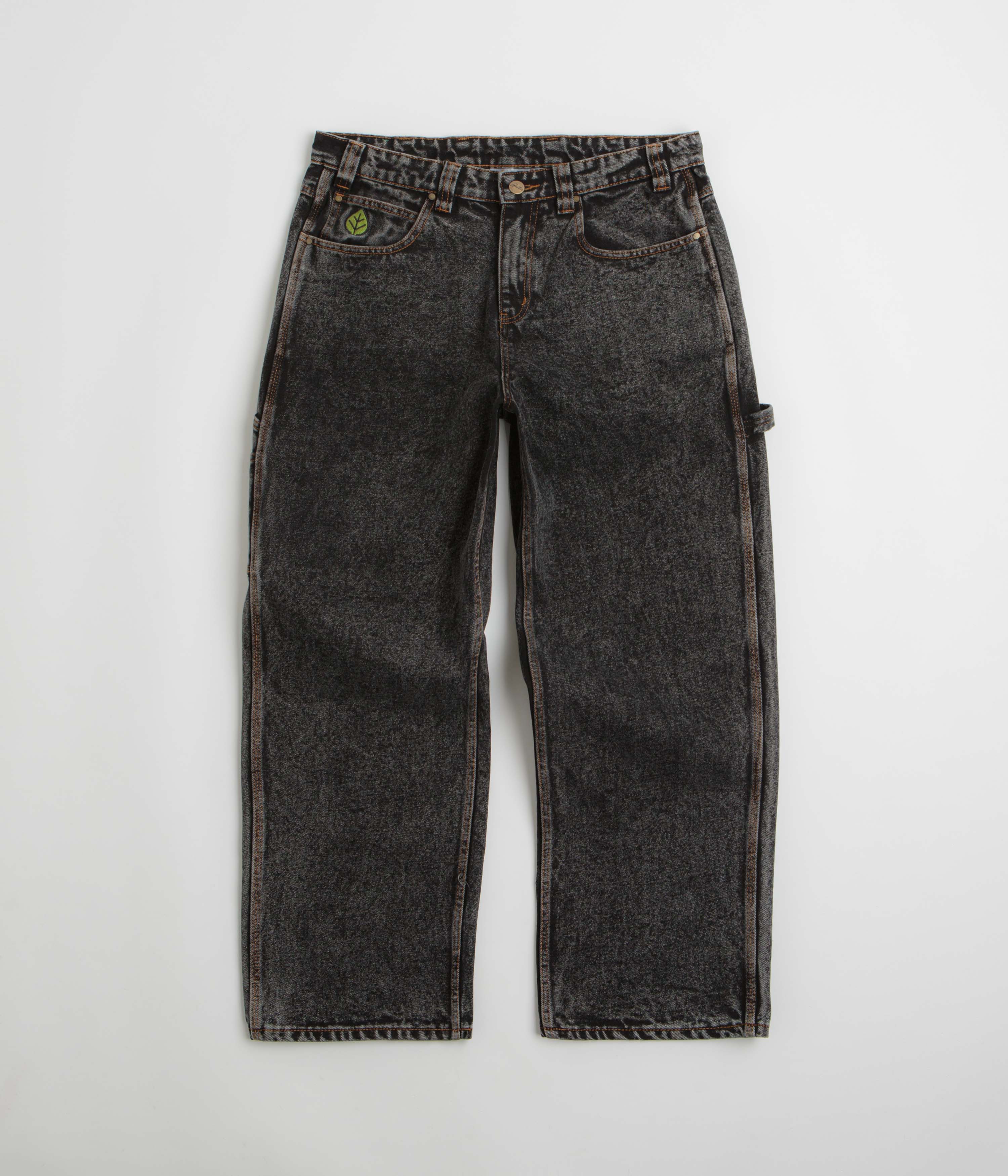 Fucking Awesome Baggy Pleated Wool Pants - Shadow | Flatspot