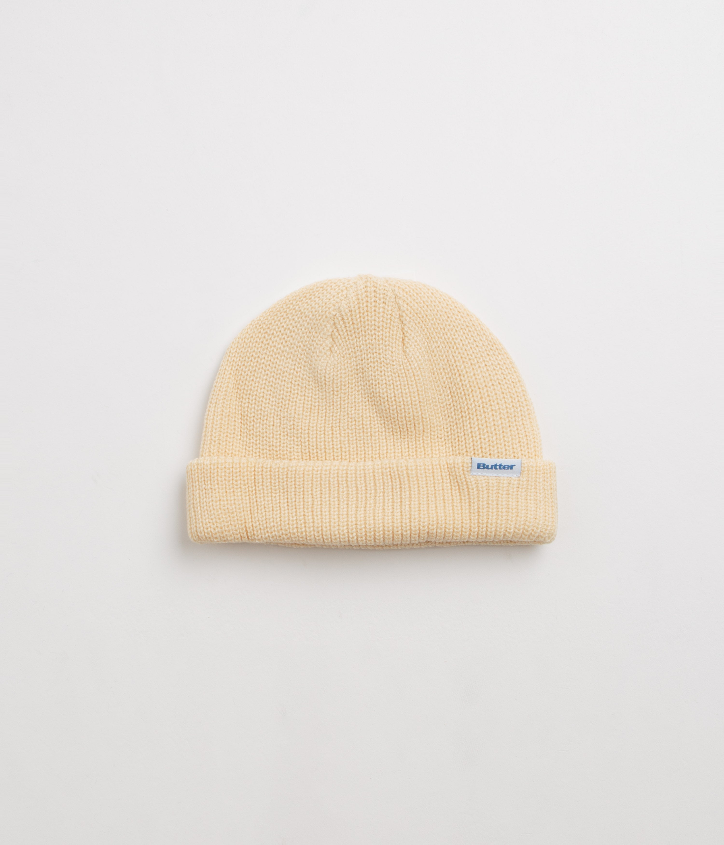 Butter Goods Wharfie Beanie in Bone