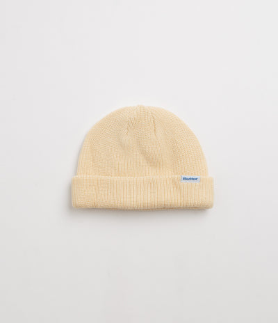 Butter Goods Wharfie Beanie in Bone